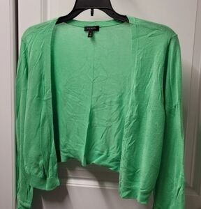 Talbots Women's Cardigan Sweater Size: Small Green